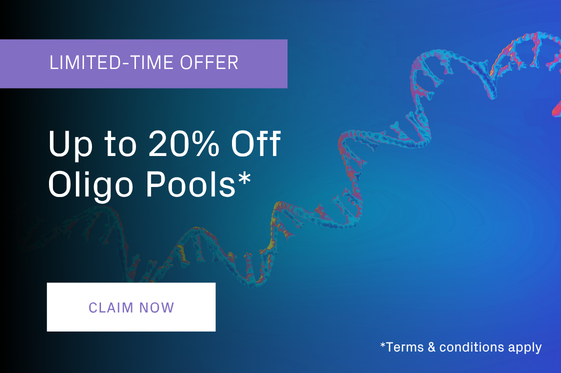 Banner for Oligo Synthesis promotions