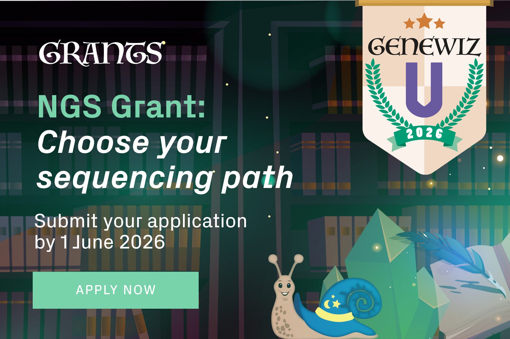 Promotion banner for Next Generation Sequencing services