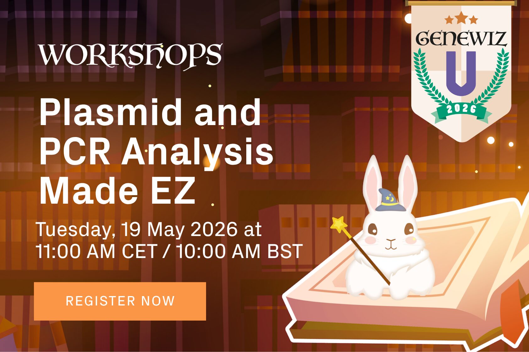 Sign up our Plasmid & PCR Analysis webinar