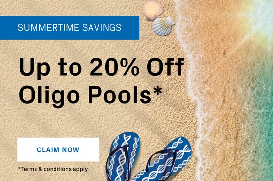 Oligo Pool promotion banner