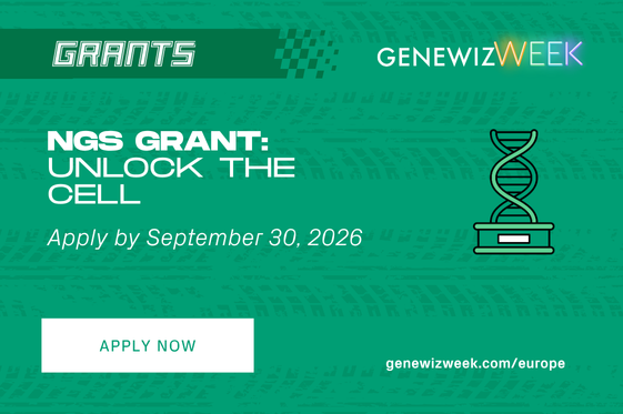 Promotion banner for GENEWIZ Week NGS Unlock the Cell grant