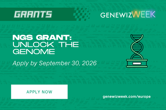 Promotion banner for GENEWIZ Week NGS Unlock the Genome grant