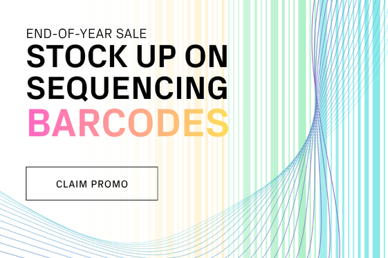 Promotion banner for GENEWIZ barcodes