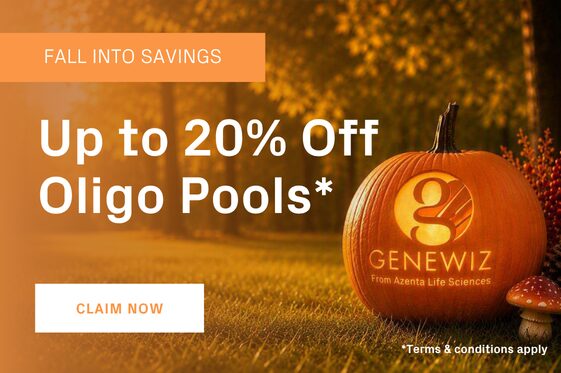 Oligo Pool promotion banner