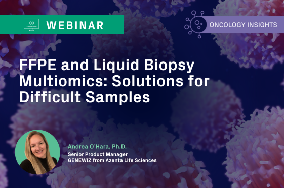 Thumbnail for webinar titled FFPE and Liquid Biopsy Multiomics: Solutions for Difficult Samples 