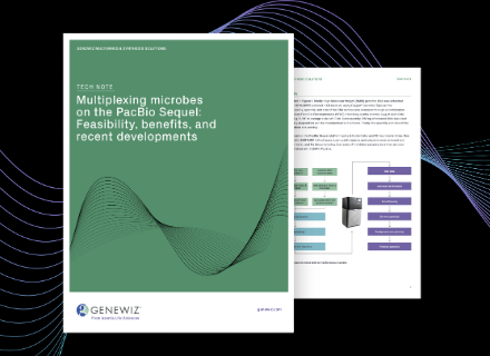 Thumbnail for tech note: Multiplexing Microbes on the PacBio Sequel: Feasibility, benefits, and recent developments