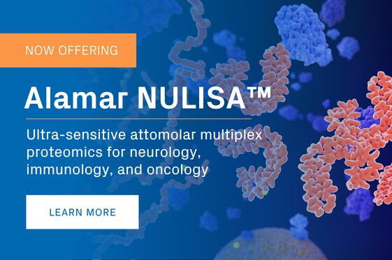 Promotion banner for GENEWIZ Alamar Nulisa Proteomics service