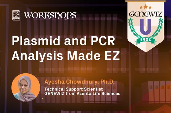 Thumbnail for webinar titled Plasmid and PCR Analysis Made EZ