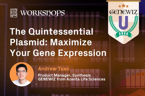 Thumbnail for webinar titled The Quintessential Plasmid: Maximize Your Gene Expression