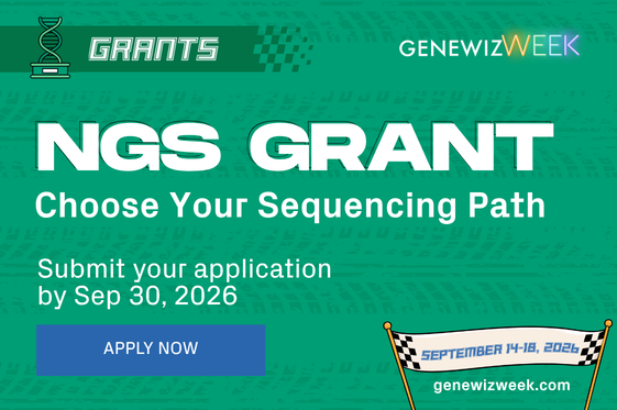 Promotion banner for GENEWIZ Week NGS Grant