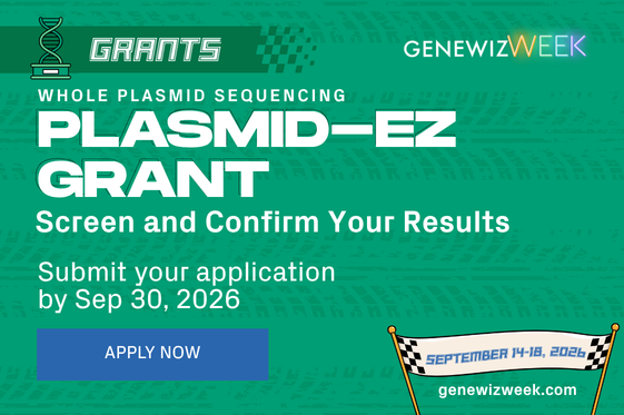 Promotion banner for Plasmid-EZ Grant